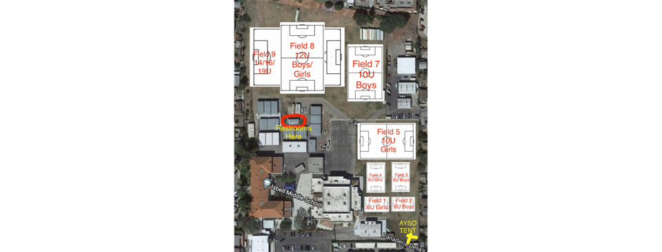 Isbell Middle School Field Set UP